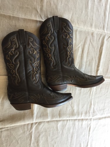 Buffalo lederstiefel cowboy - lederstiefel,