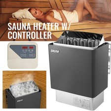 Saunaofen 9 KW, Sauna Ofen inkl. Aussensteuerung für 9-13 m³ Saunazubehör Saunen