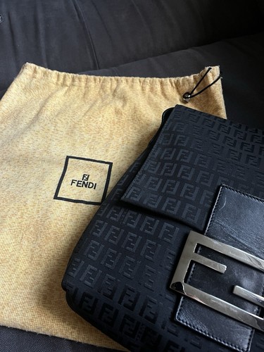 Fendi y2k messenger bag zucca - y2k,