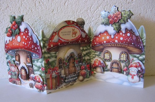 Weihnachtskarte grußkarte - 3d,