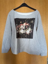 Karl Lagerfeld Pullover Sweatshirt Sweater Grau Größe L