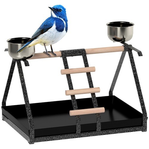 Tragbarer vogelständer ruhend - tragbarer,
