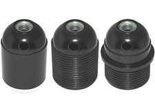 Fassung E27 Bakelit schwarz