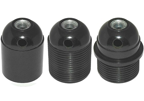 Fassung e27 bakelit schwarz - e27,