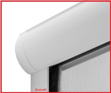 INSEKTENSCHUTZROLLO Aluminium -nach Maß- FLIEGENGITTER Mückenschutz für Fenster