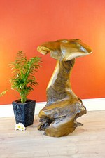 Deko Pilz aus Wurzelholz