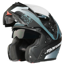 Motorradhelm FlipUp Klapphelm Marushin M410 Guardian sw-gr.-weiß Gr. L