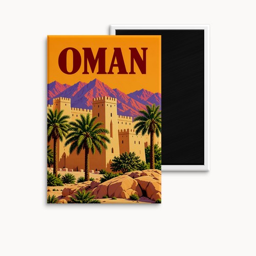 Oman kühlschrankmagnet - oman,