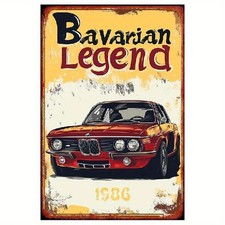 Blechschild bmw bavarian - blechschild,