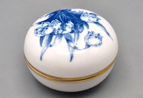 Meissen porzellan deckeldose - porzellan,