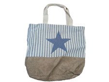 Strandtasche Blau gestreift