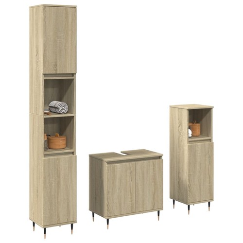Tlg badmöbel set - 3-tlg., badmöbel-set