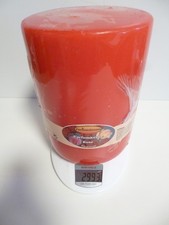 Große Dreidocht Kerze Stumpen Duft Rose 3 Kilo Höhe 19 cm  Ø 14,5 cm
