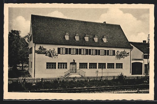 Ansichtskarte bäumenheim - ansichtskarte,