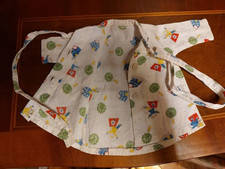 Süßer Morgenmantel mit Spielzeugmuster, 50-er Jahre