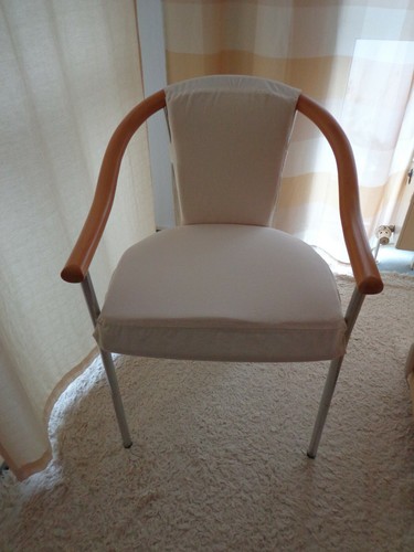 Stuhl husse creme beige - stuhl,
