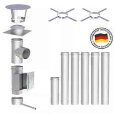 Edelstahl schornstein kamin - edelstahl,