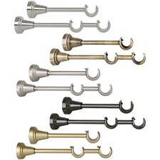 Gardinenstange Wandhalter  Träger 19mm Viele Farbe Design Metall TOP!!!