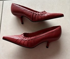 Pumps Gr. 37, Echt Leder, Rot