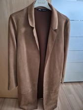 Offener Wildleder Mantel für