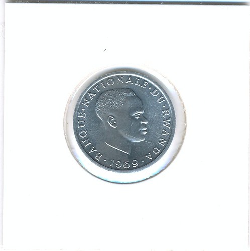 Ruanda rwanda franc 1969 - rwanda,