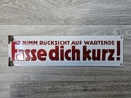 Emailschild alt fasse dich - emailschild,
