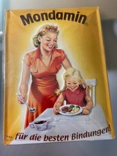 Mondamin Bindung Blechschild