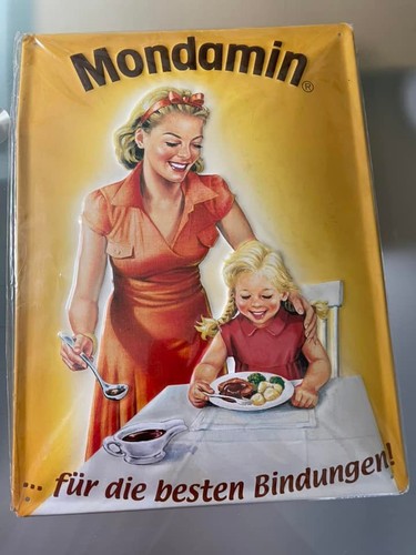 Mondamin bindung blechschild - mondamin,