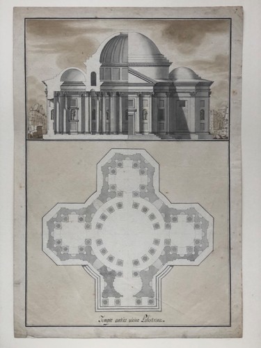 Architekturzeichnung tempio - architekturzeichnung.,