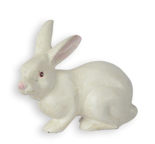 Figur hase kaninchen gusseisen - kaninchen,
