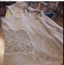 Tredy-Weste ohne Arm,hinten kordelzug,mit Spitze,Strick,RS,