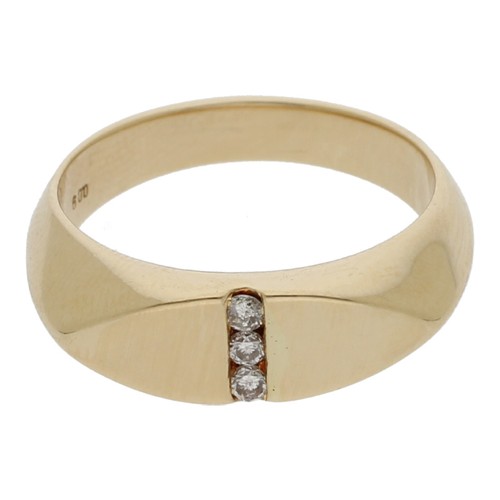 Diamantring 585 gelbgold - diamantring,