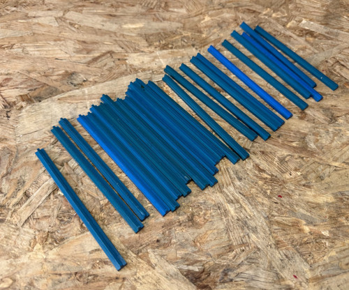 25x lego gerade schiene blau - 25x,