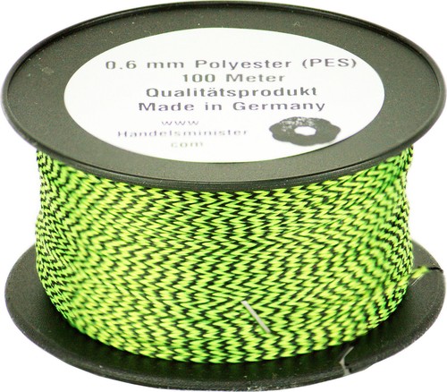 100m schnur 6mm neongelb - 100m,