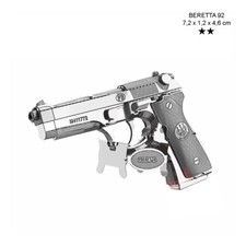 Beretta 92 - 3D Metall Puzzle Konstruktionsspielzeug Bausatz Beschäftigung 