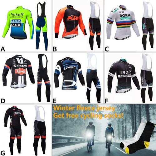 Herren fleece radtrikot set - fleece,