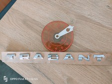 Trabant Schild Orginal , Buchstaben + DDR Parkscheibe