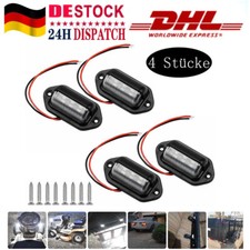 4x LED Kennzeichenleuchte Beleuchtung Nummernschild Anhänger Universal Rücklicht