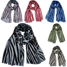 XXL Glitzer Perlen Loop Schal Langschal Halstuch Tuch Damentuch Damen Schals LEO