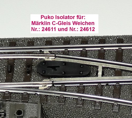 Puko isolator für - puko, c-gleis