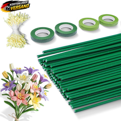 Blumen bastelzubehör set mit - blumen,