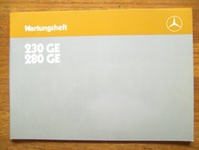 W460 service book 230 280 GE