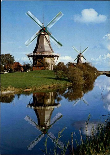Greetsiel nordsee windmühle - greetsiel,