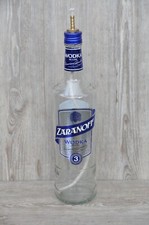 Gartenfackel / Öllampe – UP Recycling "Zaranoff Wodka" Flasche