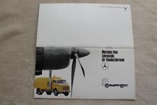 32B 731 1965 Mercedes LKW Nutzfahrzeug Feuerwehr 406 710 810 1113 1920 Prospekt