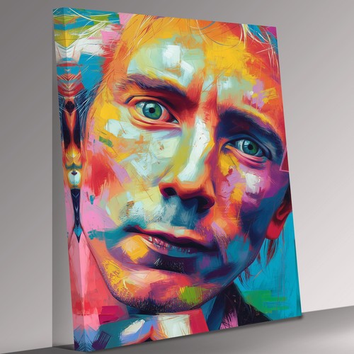 John lydon ikone abstrakt - ikone,