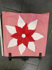 rot kariert Blume rot weiss