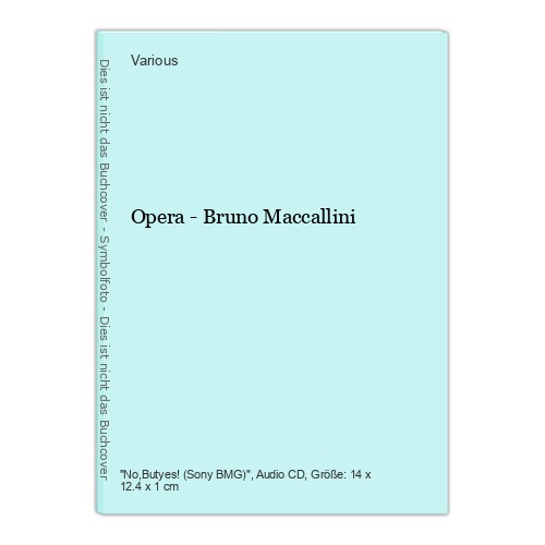 Opera bruno maccallini - opera,
