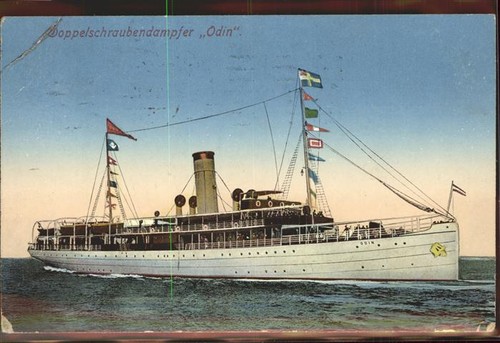 Dampfer binnenschifffahrt odin - dampfer,