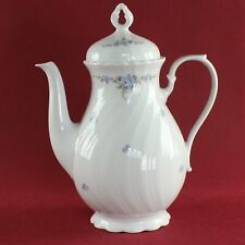 Kaffeekanne Seltmann Weiden Regina blaue Rosenranke 3 Blüten